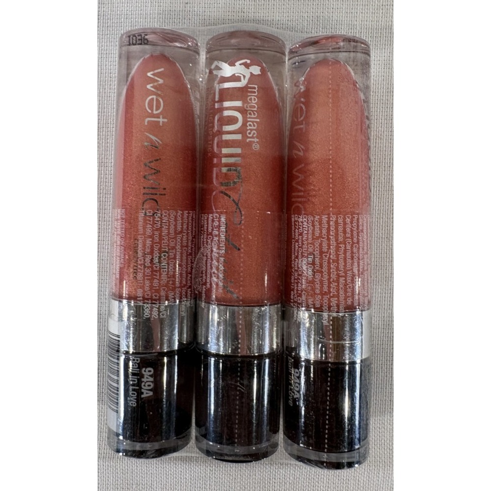 Wet n Wild MegaLast Liquid Catsuit Matte Lipstick, Bali In Love 0.21 oz - 3 PACK